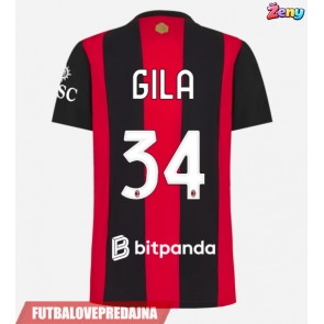 Lacne Ženy Futbalové dres AC Milan Mario Gila #34 2026-27 Krátky Rukáv - Domáci